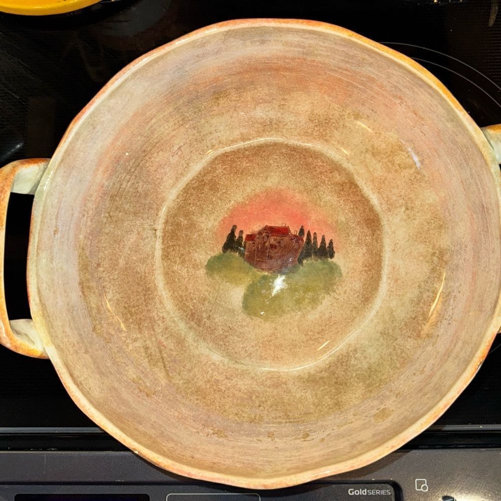 Villa Tuscana collection by 222 Fifth serving bowl retired